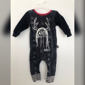 Rags to Raches 3-6 month romper